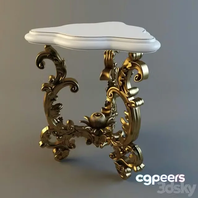 3ds Max Free – table-stand triangular