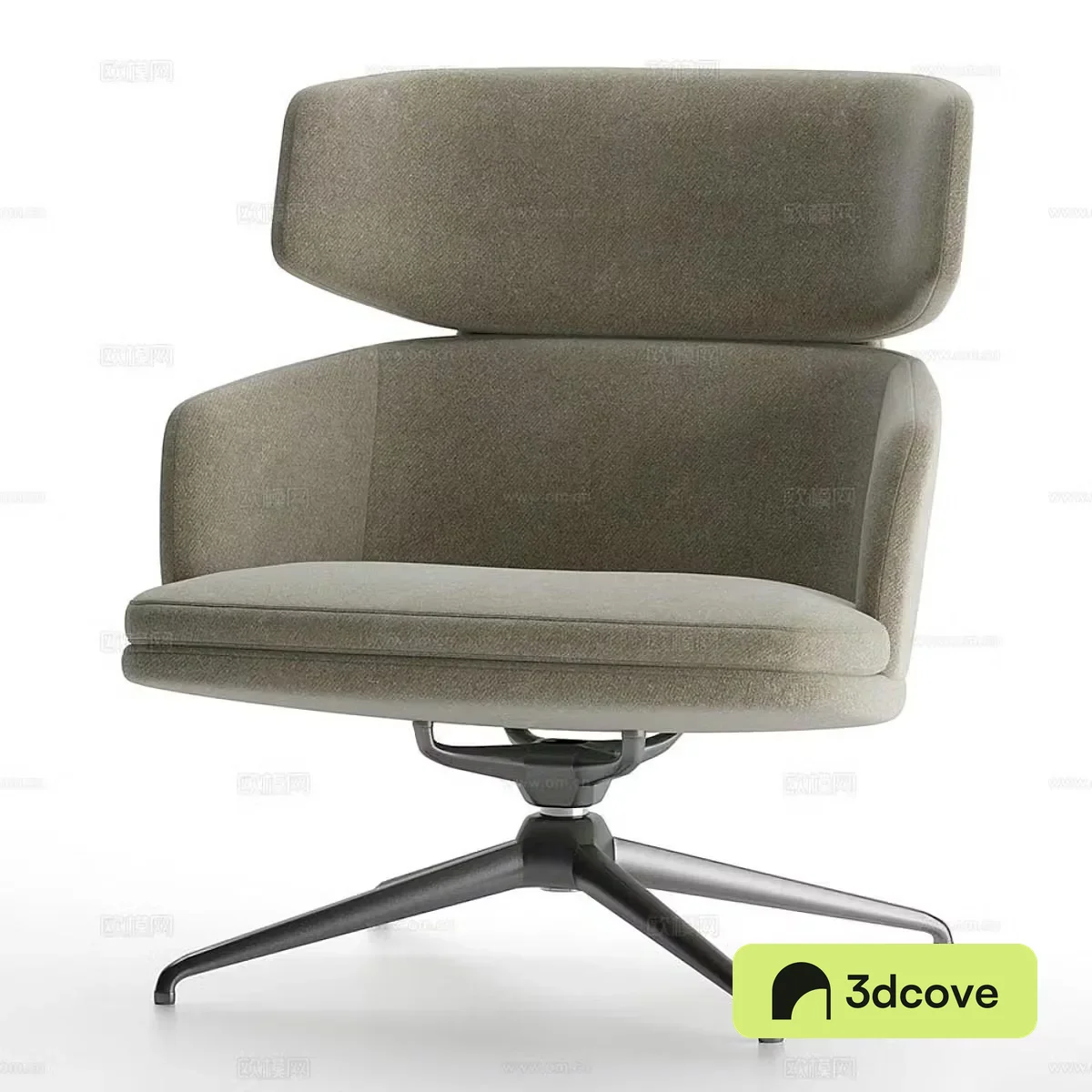 Modern Italian Piccadilly Molteni&C armchair