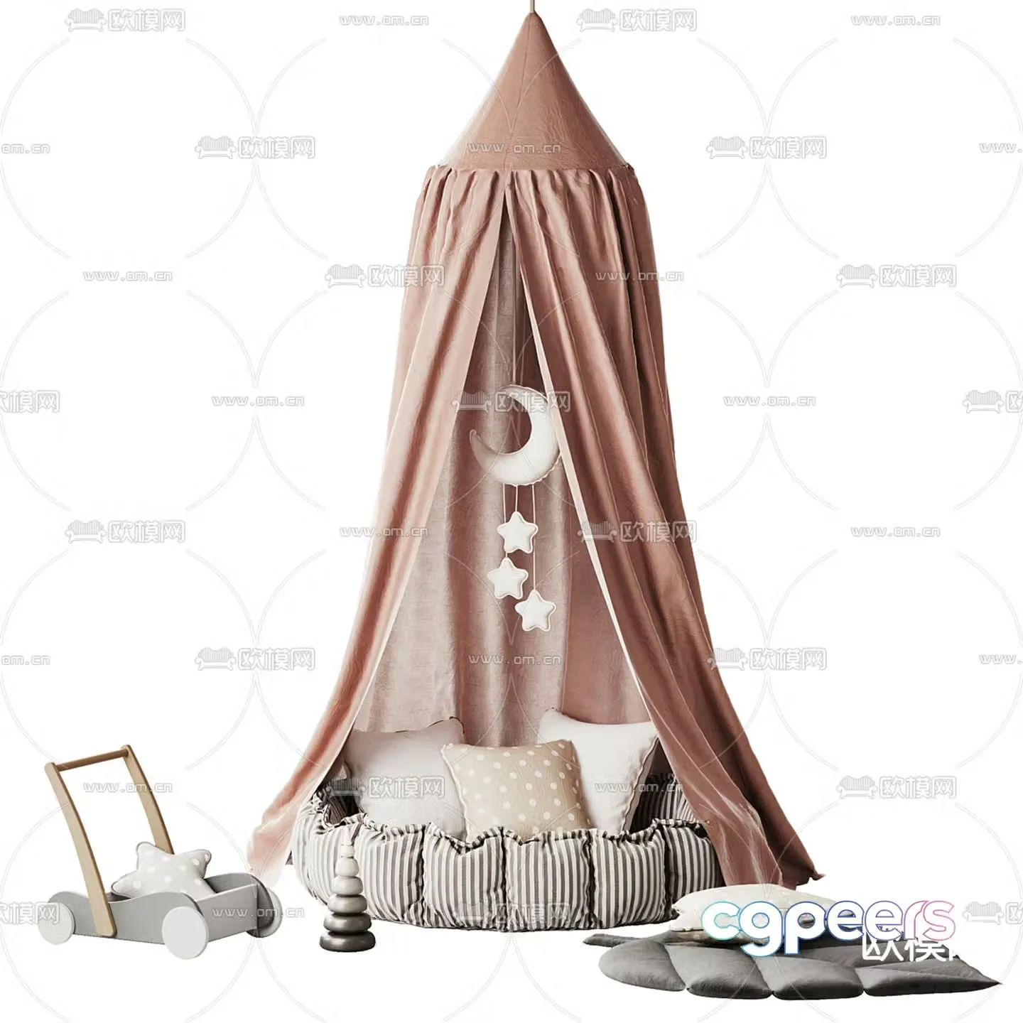 Children’s tent 3d model