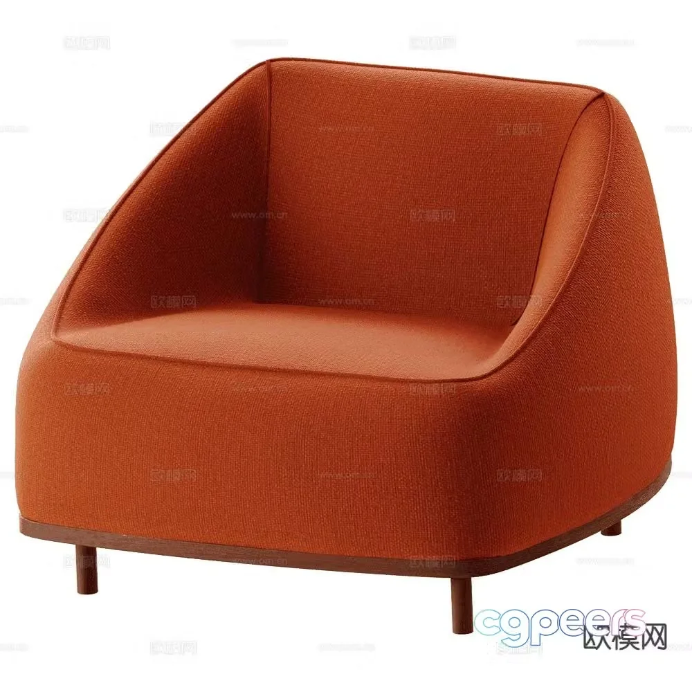 Sancal single sofa 3d model