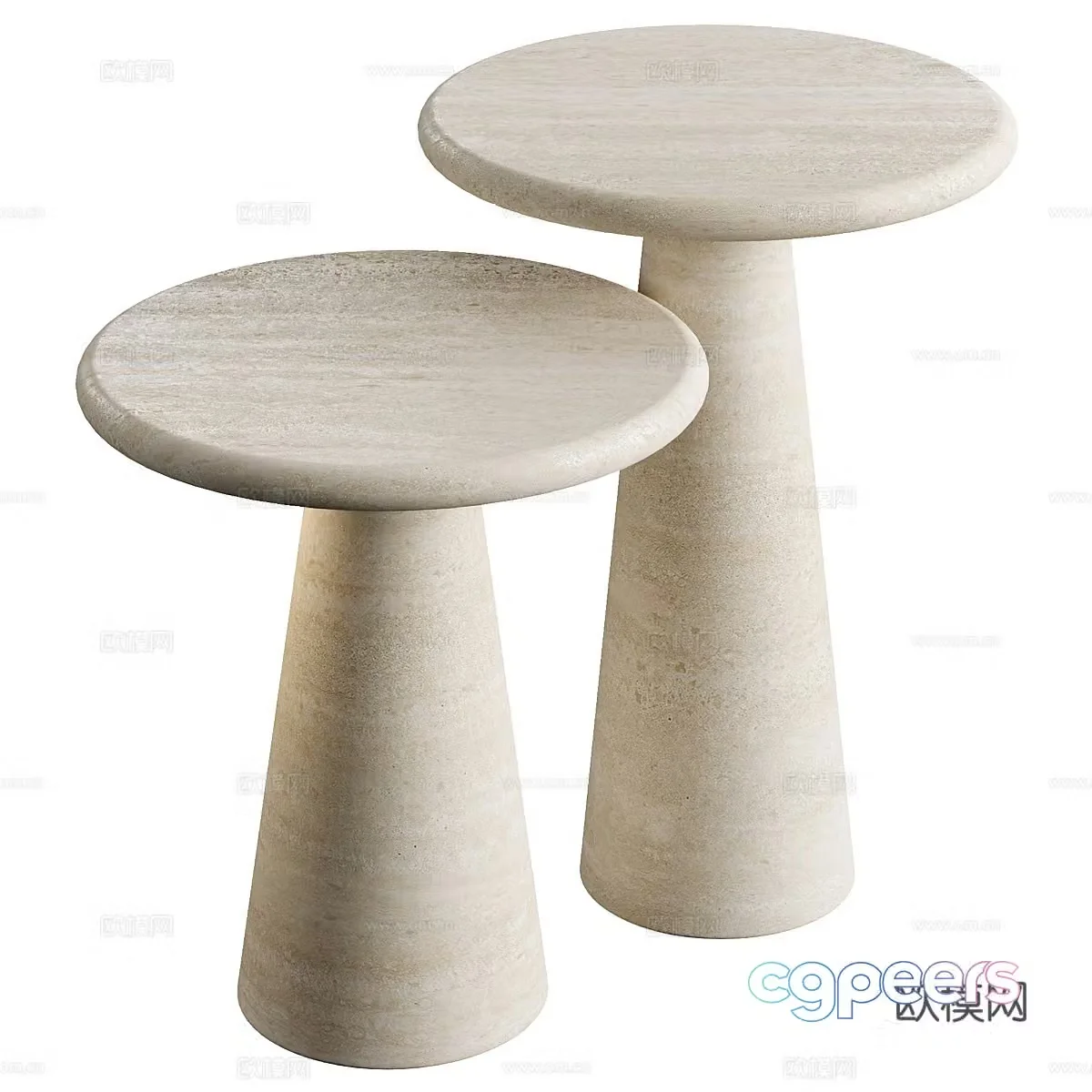 Wasabi side circle angle 3D model