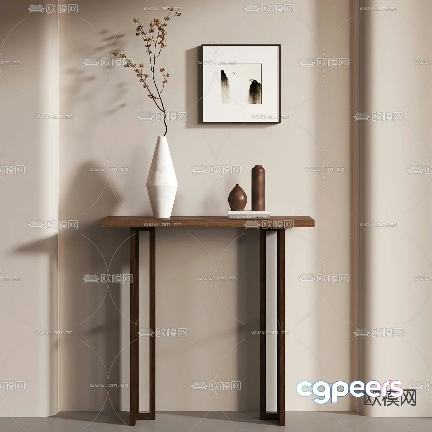 New Chinese style 3D model
