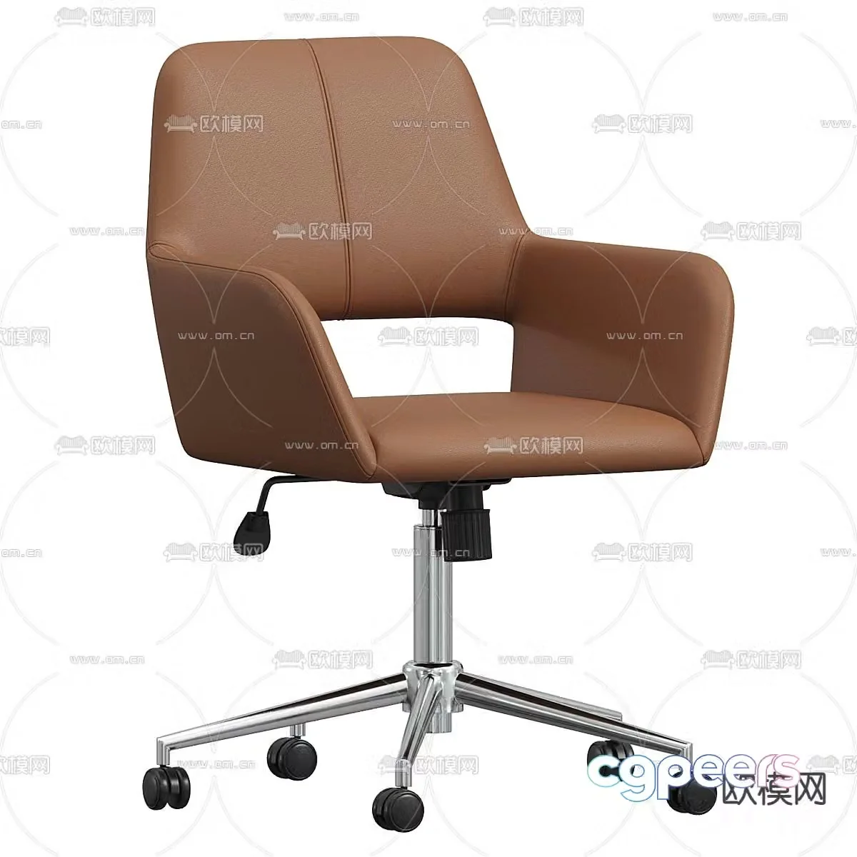 Commercial office chair shift chair staff chair 3d model