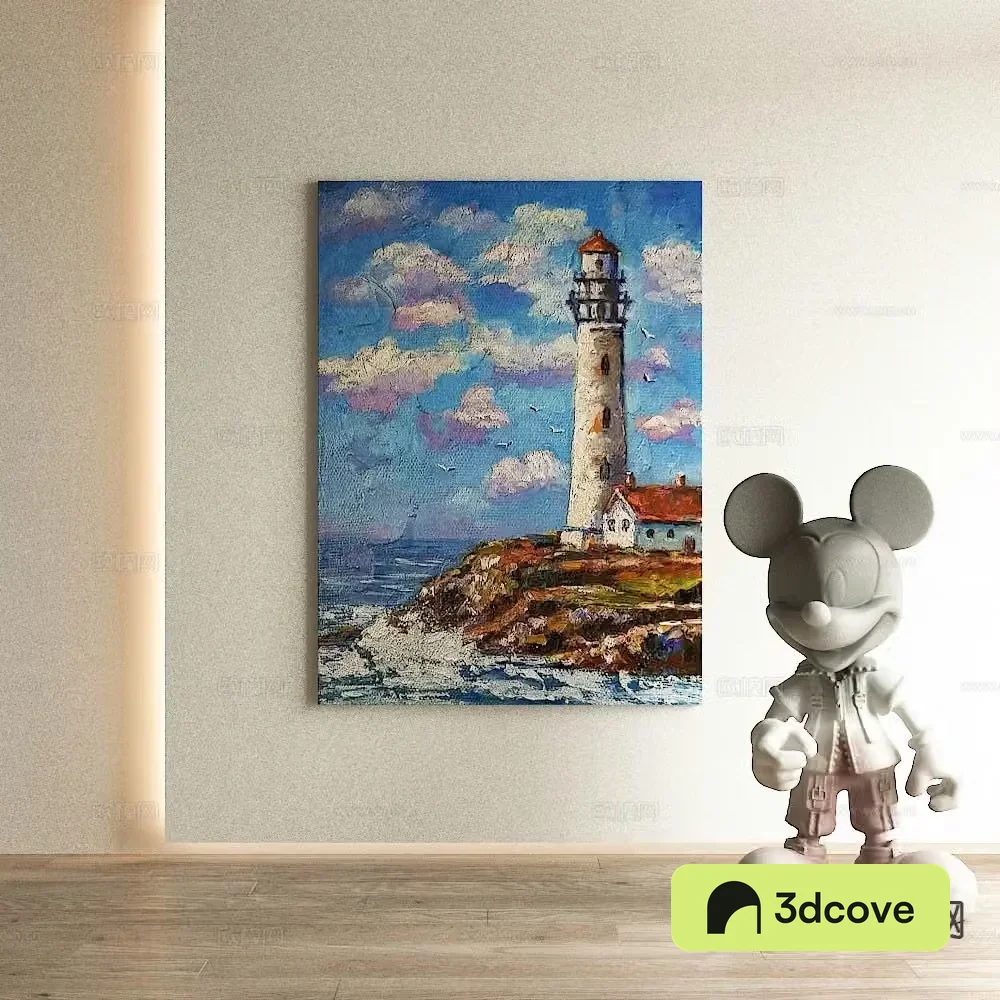 Nordic oil painting decorative painting