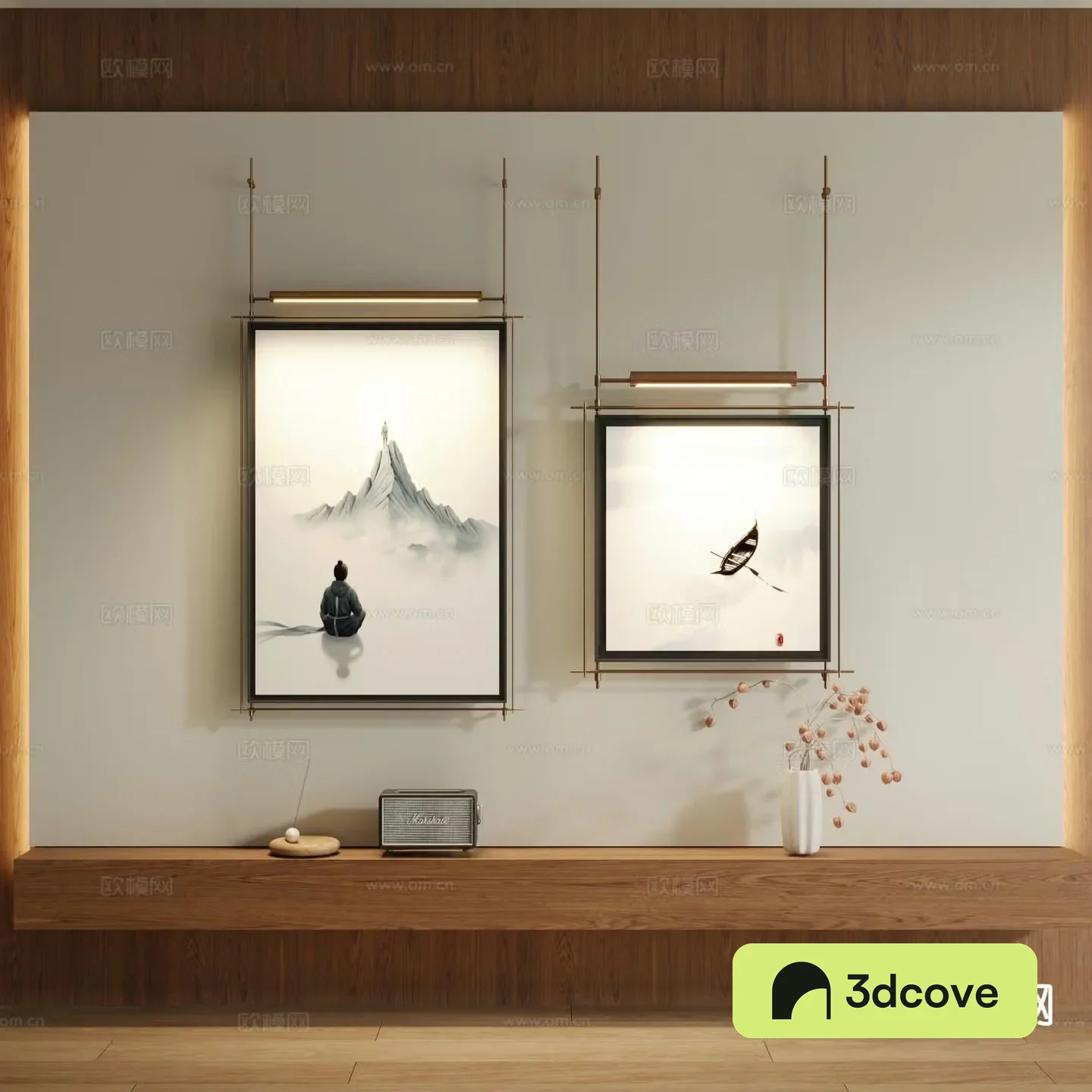 New Chinese style decorative painting landscape painting hanging painting