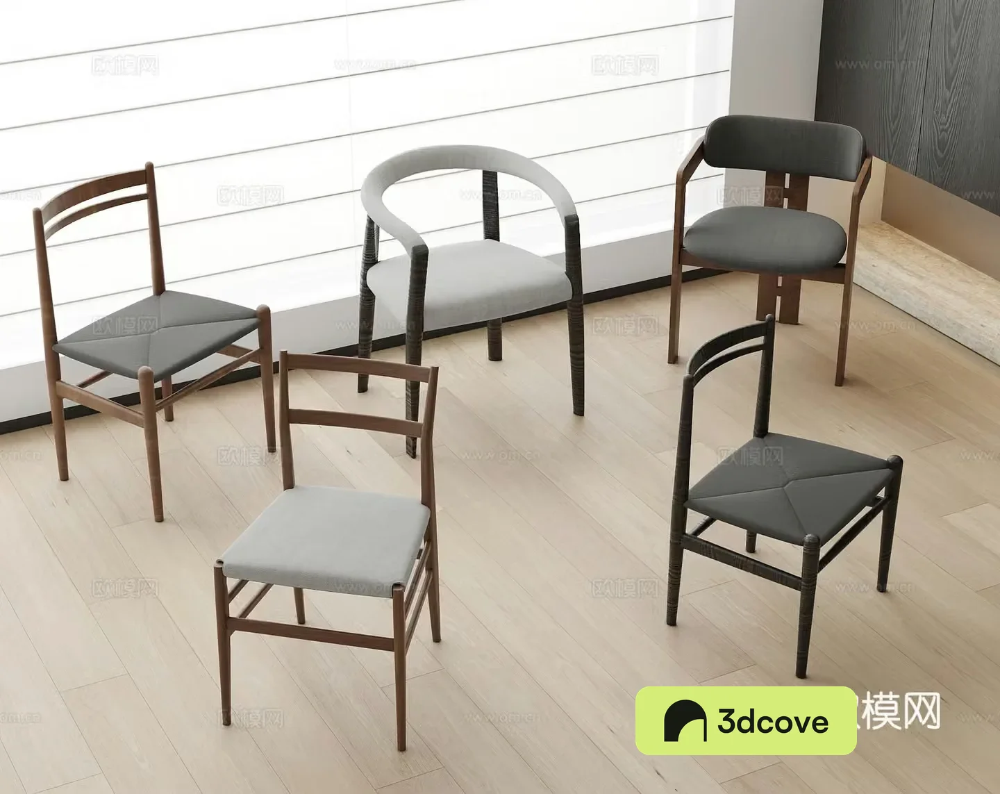 Modern Italian single chair casual chair