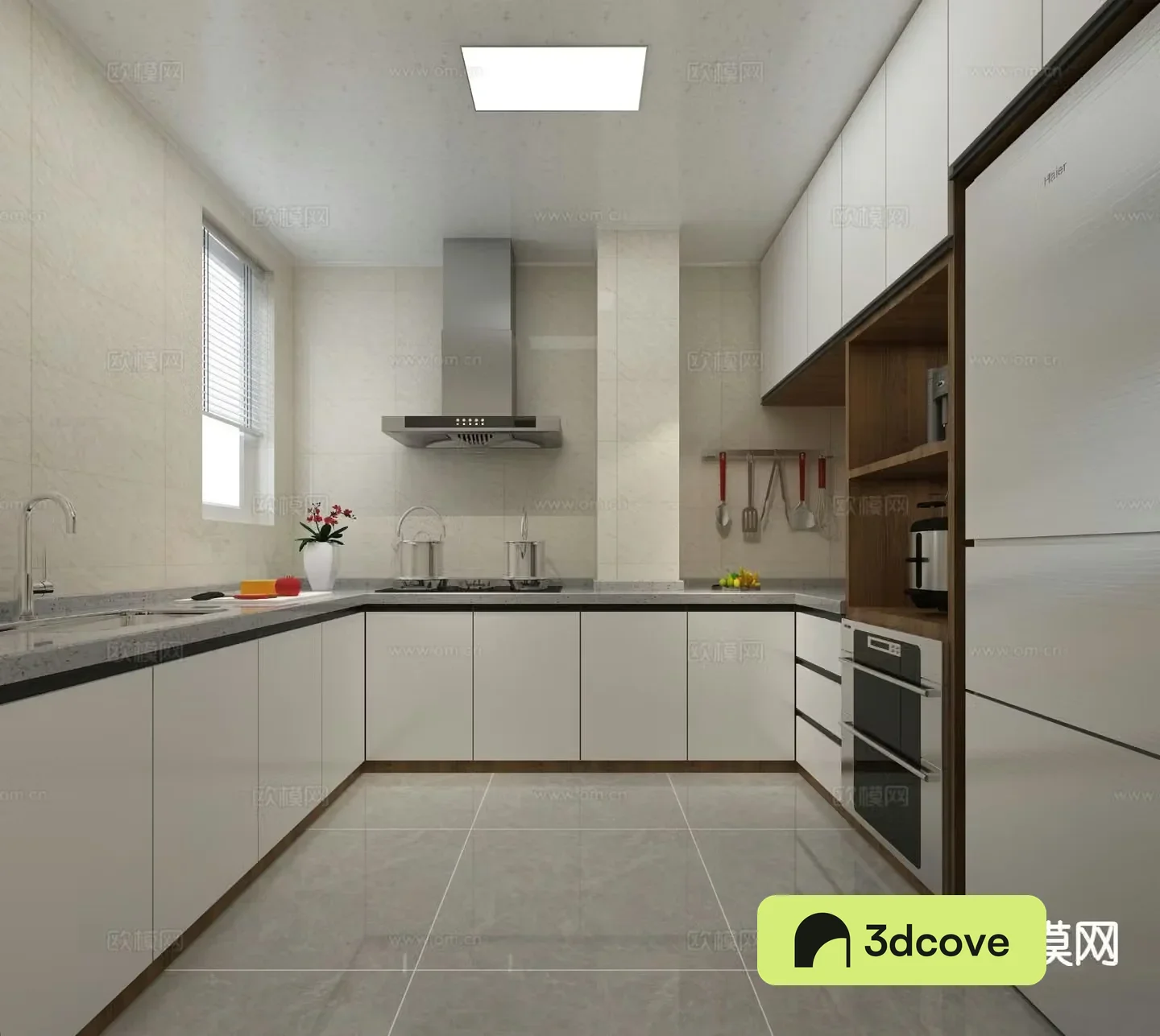 modern kitchen cabinet