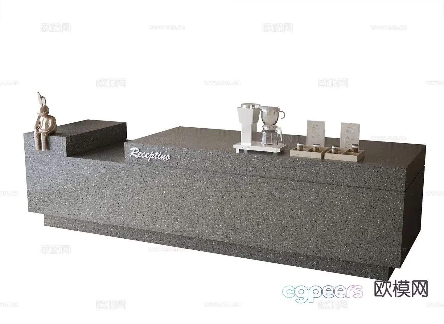 Coffee workbench 3d model