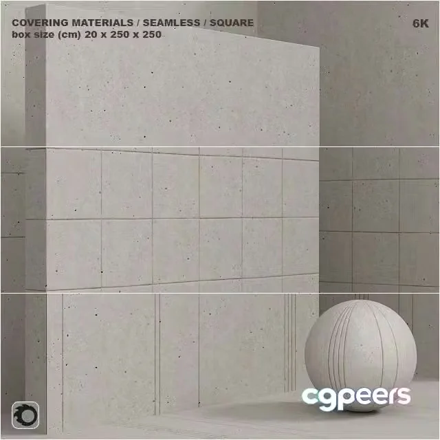 3ds Max Free – Material (seamless) – plaster, concrete, panel set 95