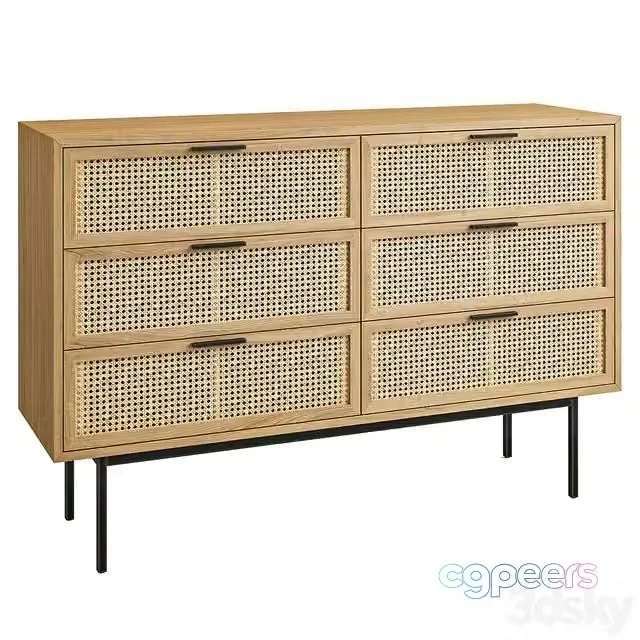 3ds Max Free – Chest of drawers Waska. La redoute