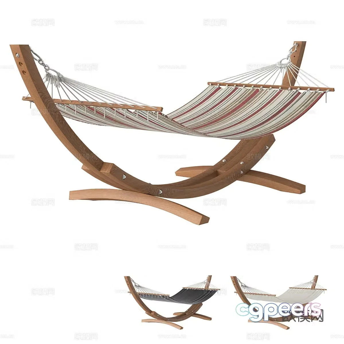 Modern hammock 3d model