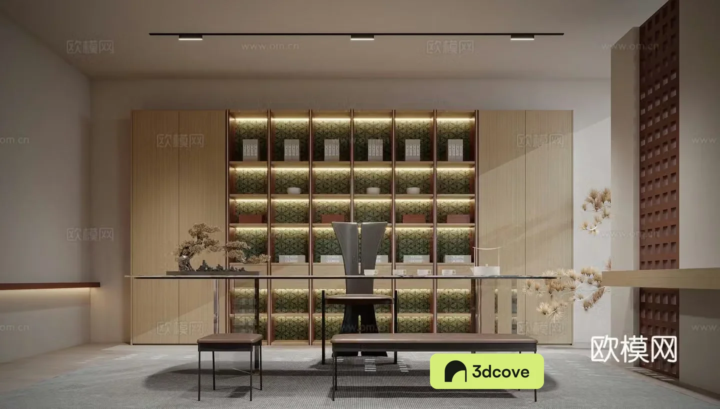 Modern tea room