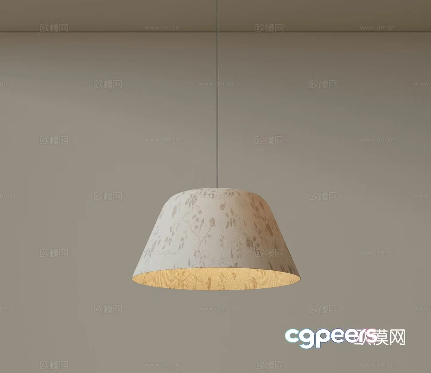 Modern medieval style chandeliers minimalist chandeliers Nordic simple chandeliers bedroom bedside chandeliers single head 3D model