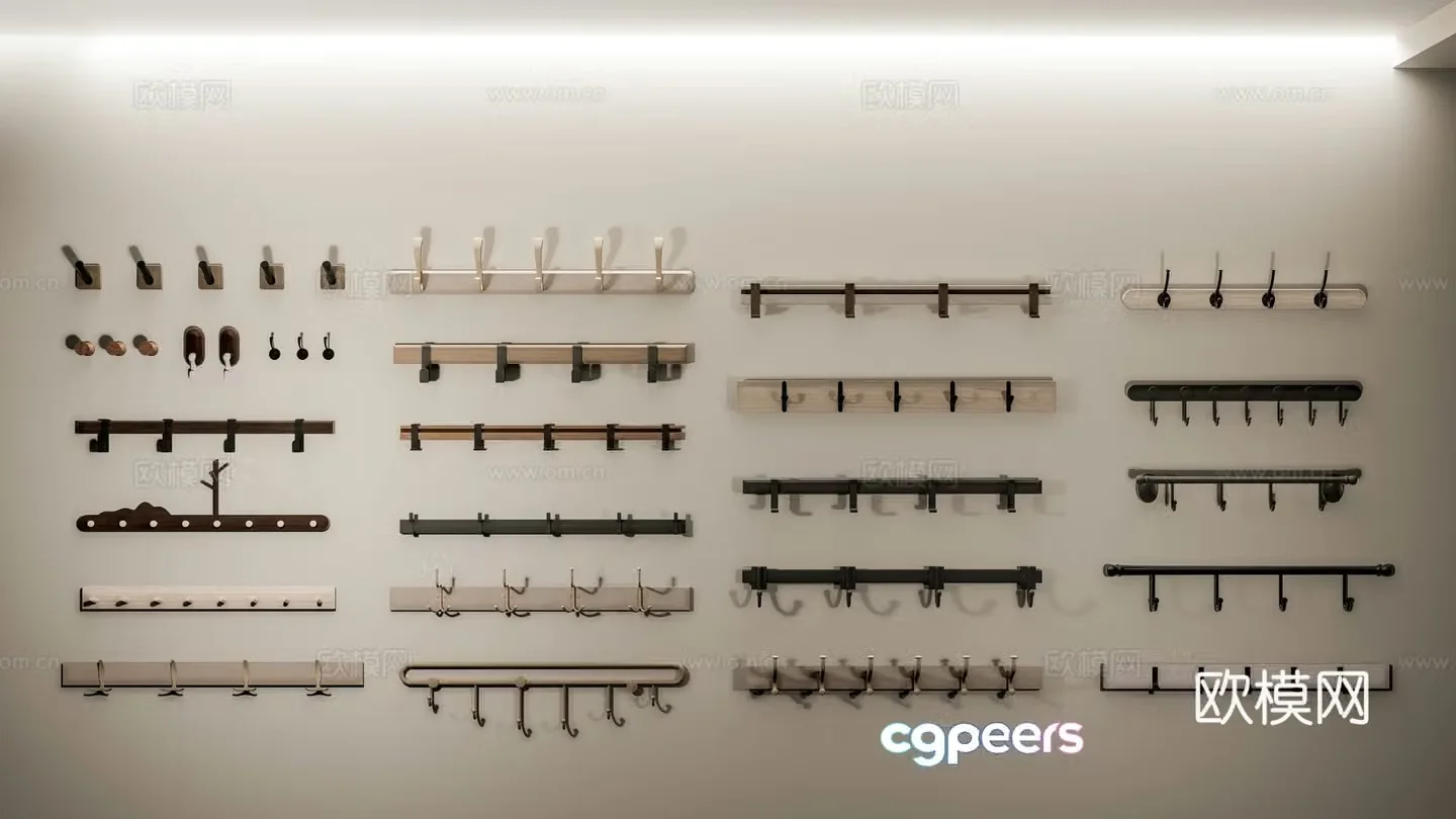 Hook/clothes rack/3d model