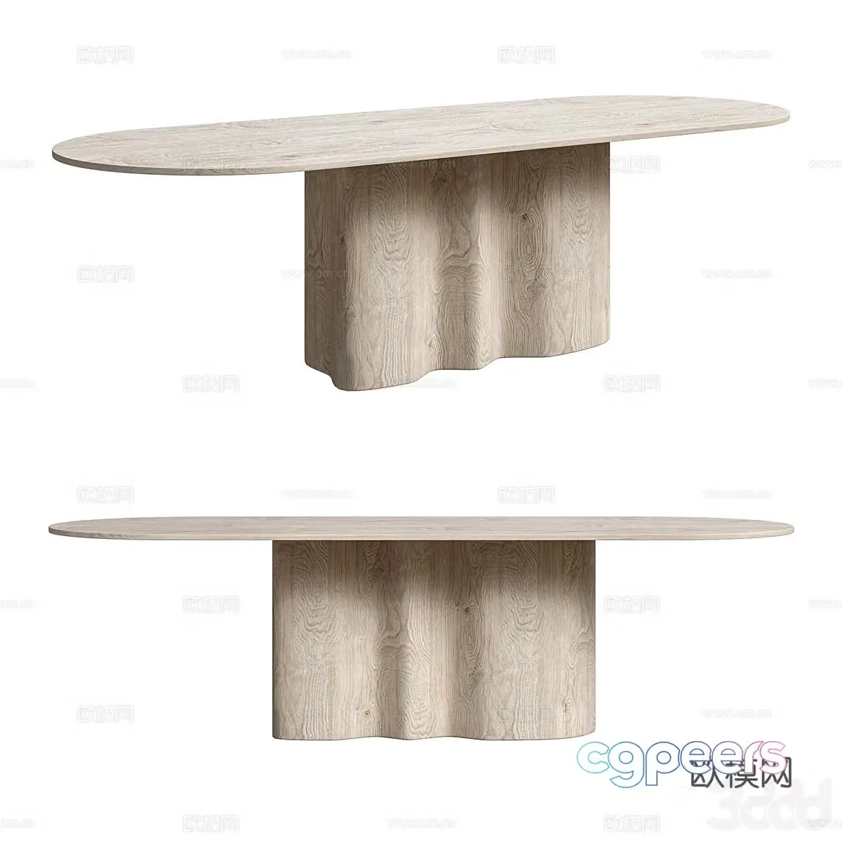 Wavia WAVES dining table 3D model