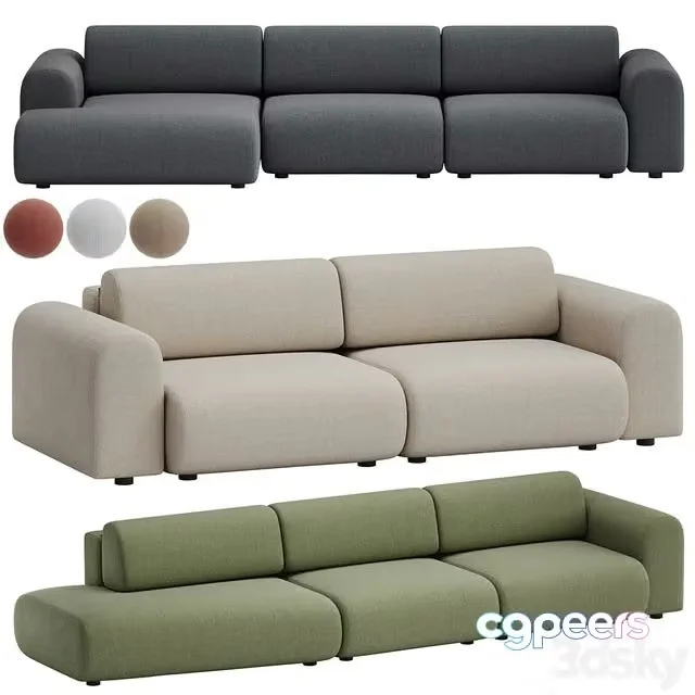 3ds Max Free – Modular sofa Mail-1-2-3