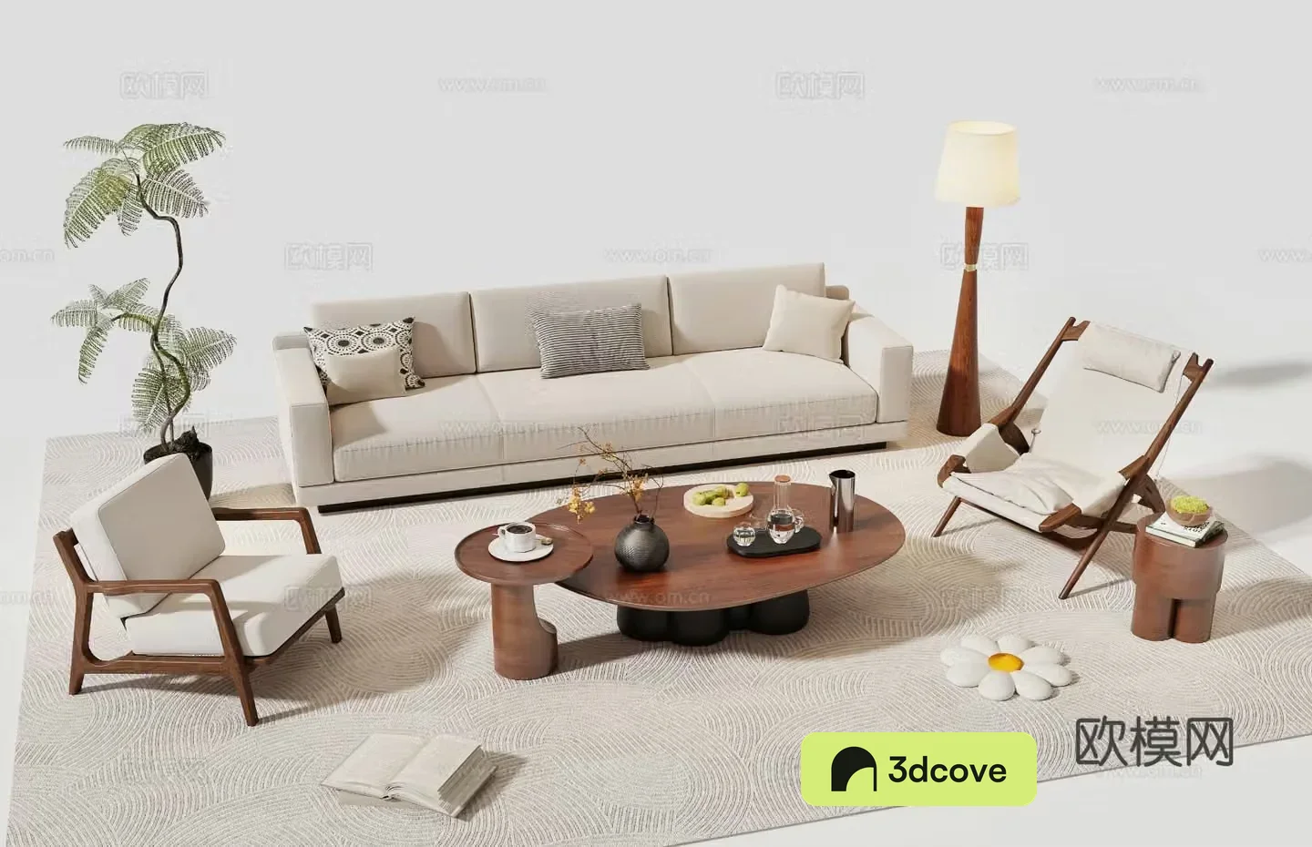 Medieval style modular sofa