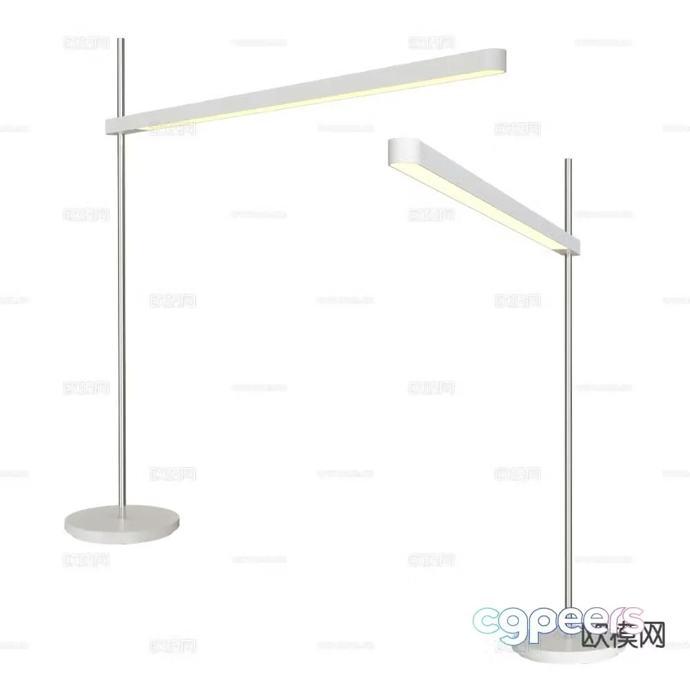 Artemide eye protection lamp desk lamp 3d model