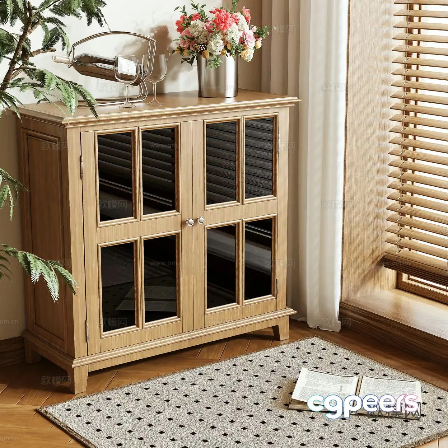 Storage cabinet 3d model