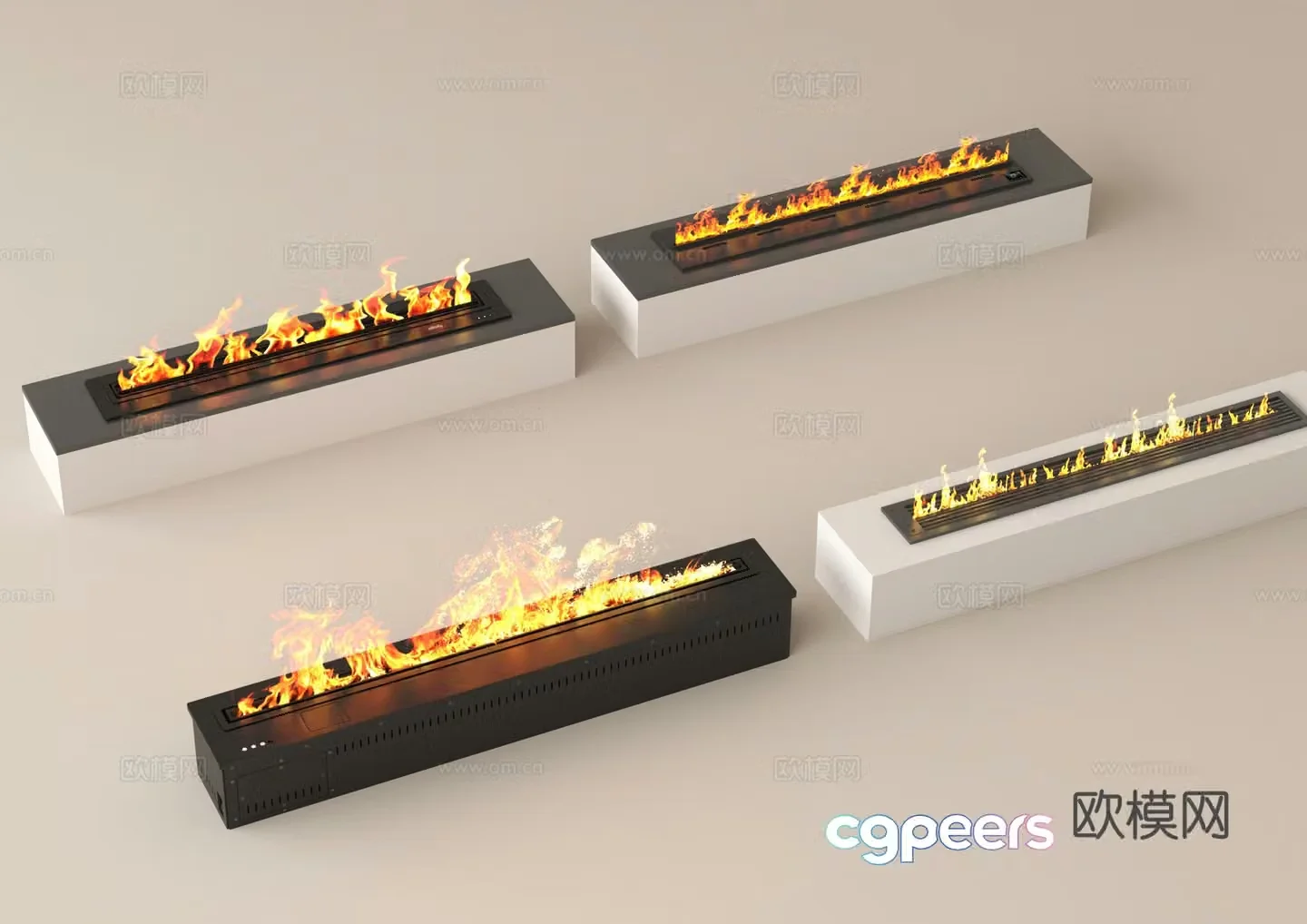 Fireplace Stove 3d model