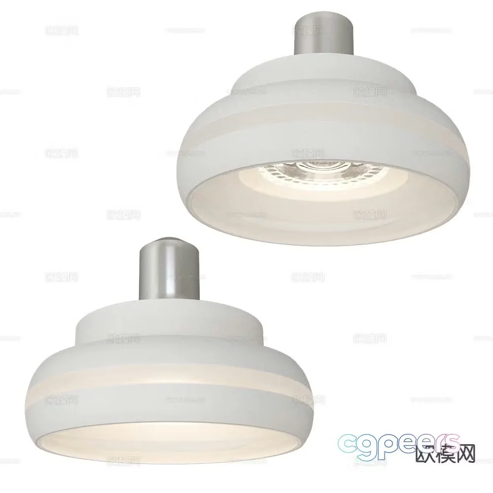 DENKIRS cream style ceiling lamp 3d model