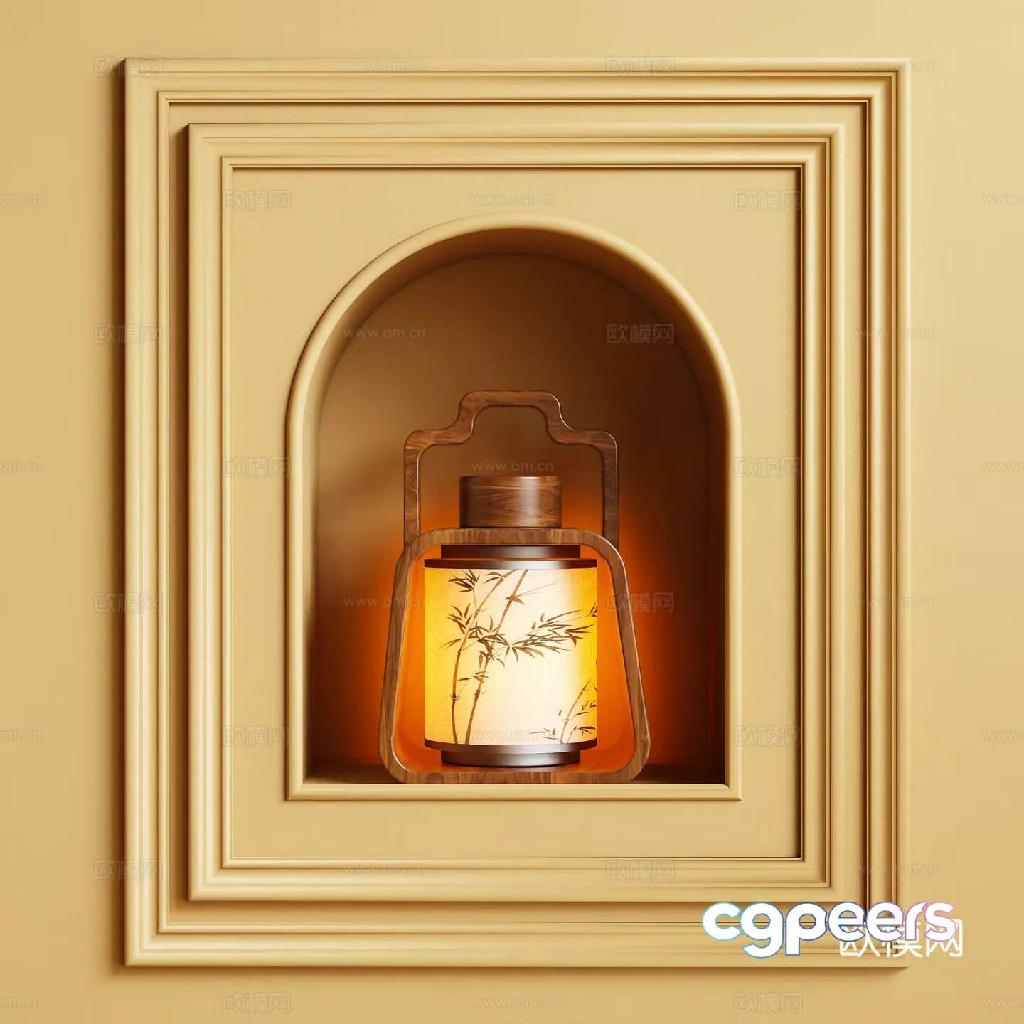 New Chinese desk lamp night light 3d model
