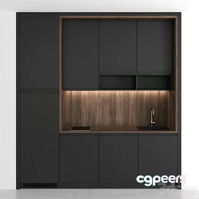 3ds Max Free – Small Modern Kitchen 65