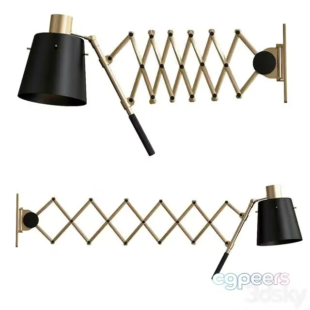 3ds Max Free – Pastorius Wall Light by Delightfull