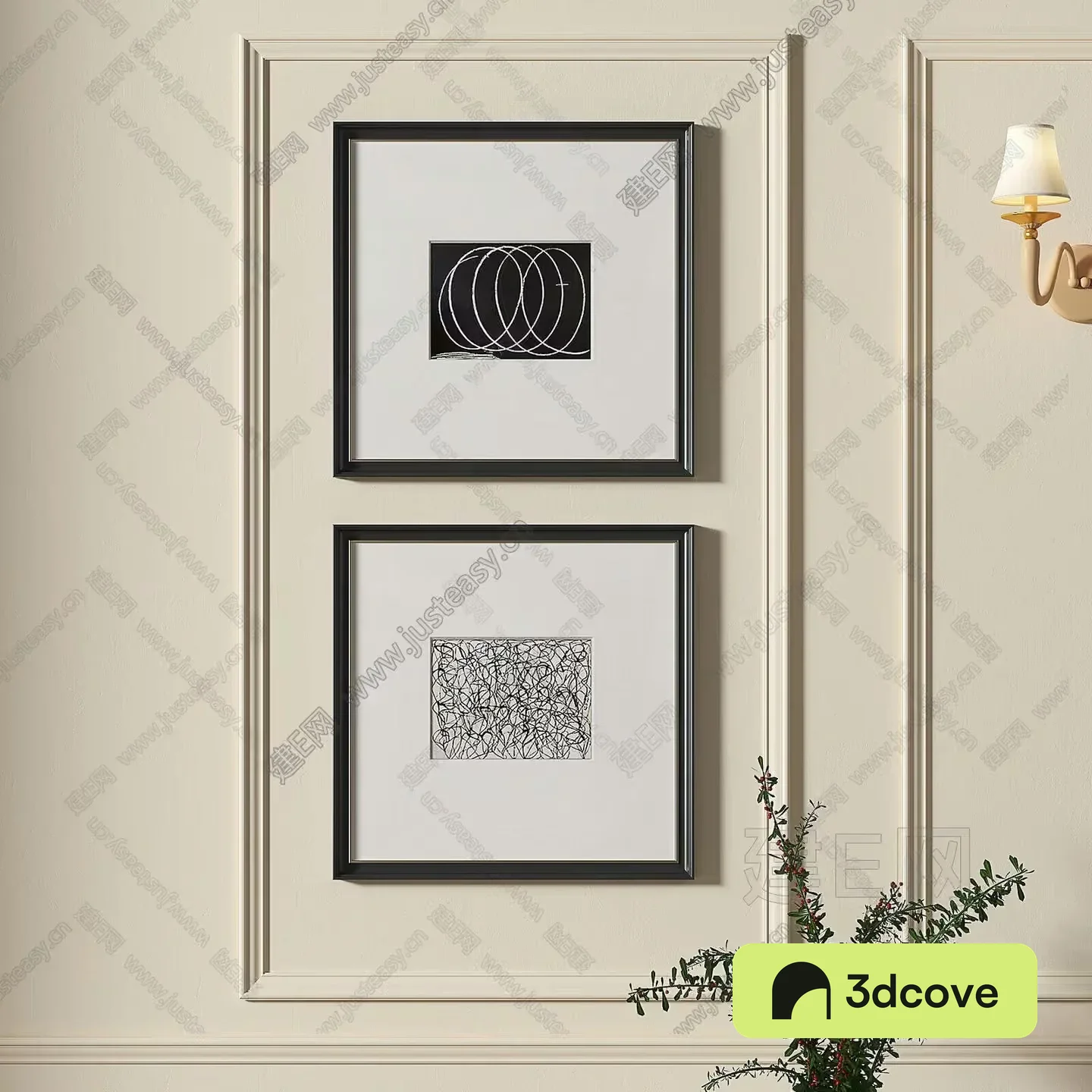 Modern Black Frames