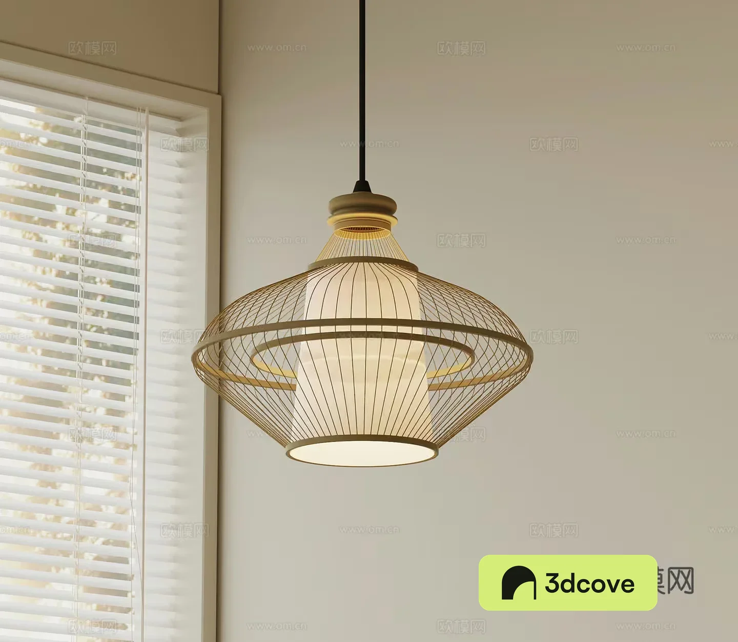 A Light Fixture With A Unique Design