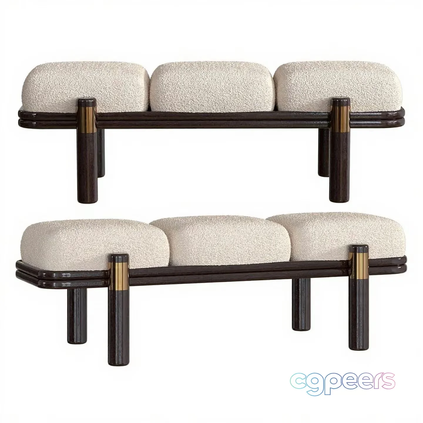 Modern Sofa Set 3D Model – 17823 – CORONA Render