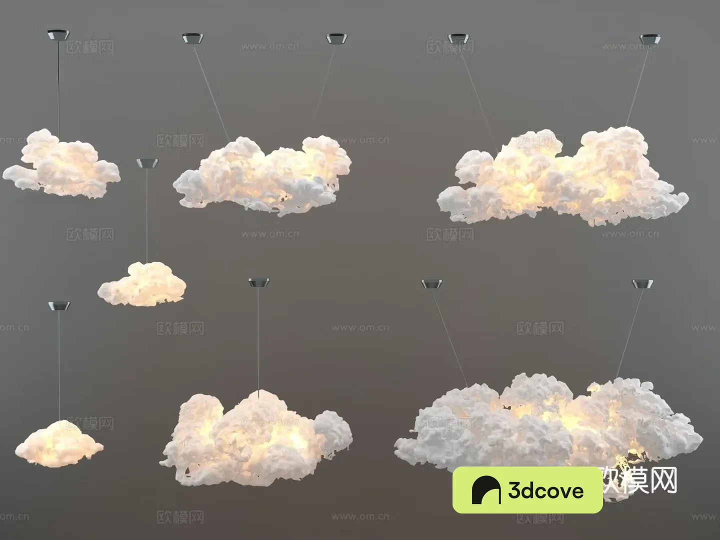 Cloud chandelier art chandelier