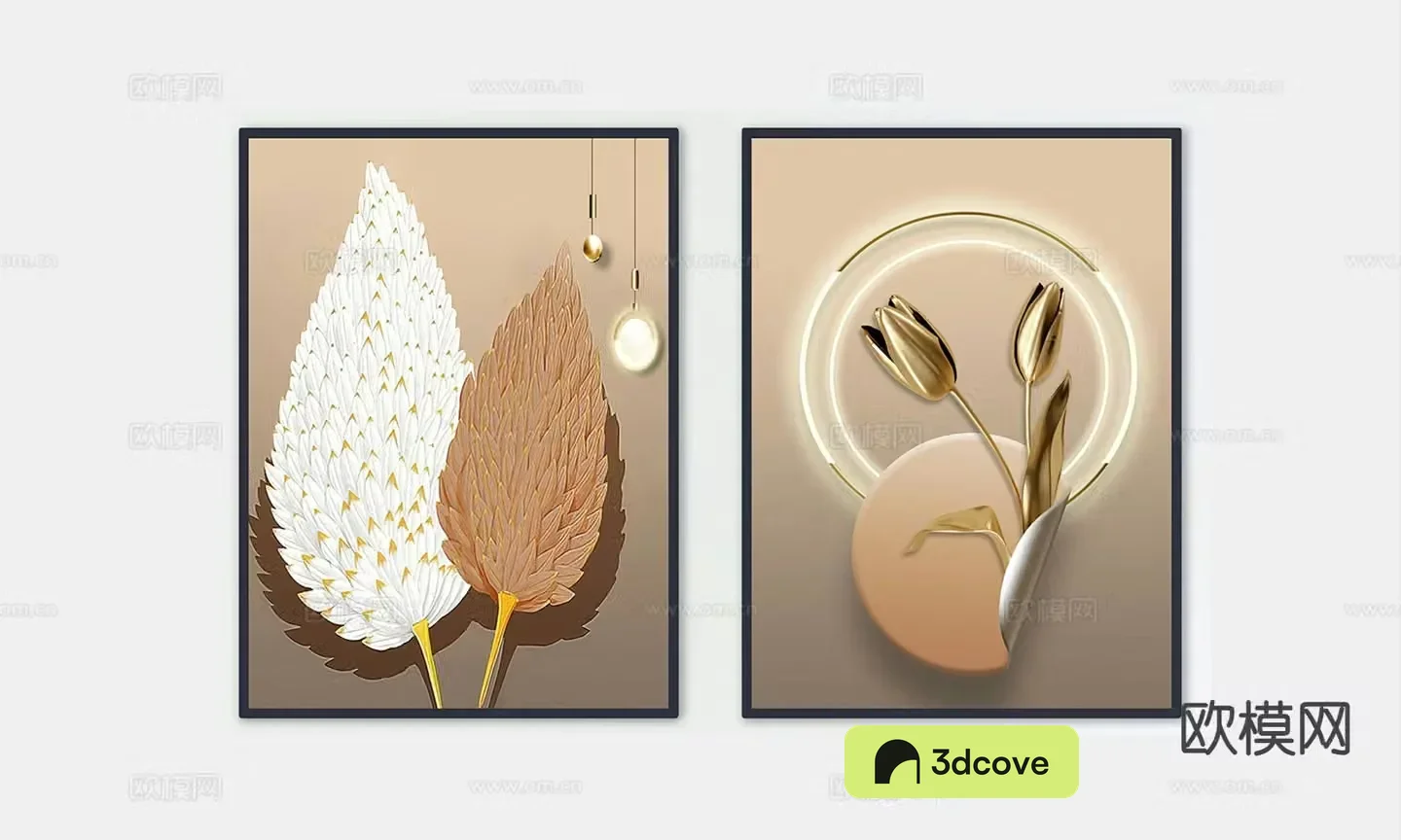 Modern decorative painting hanging painting