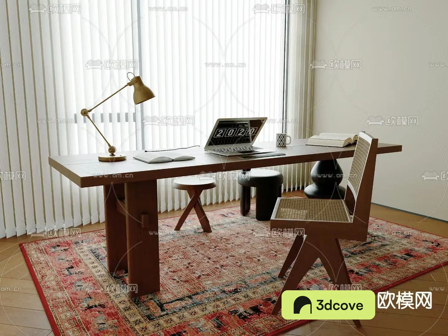 Medieval style desk writing desk computer desk