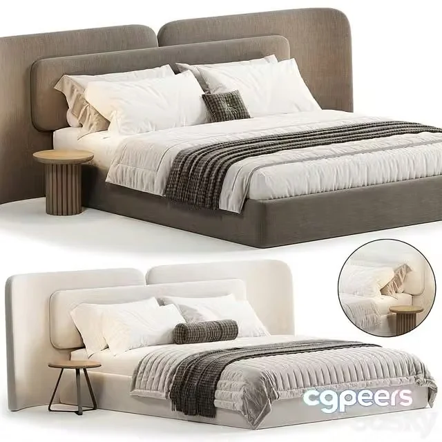 3ds Max Free – Angelo Bed By Roveconcepts