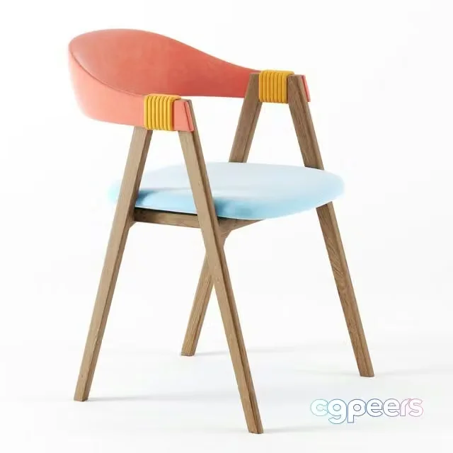 3ds Max Free – Mathilda chair by moroso