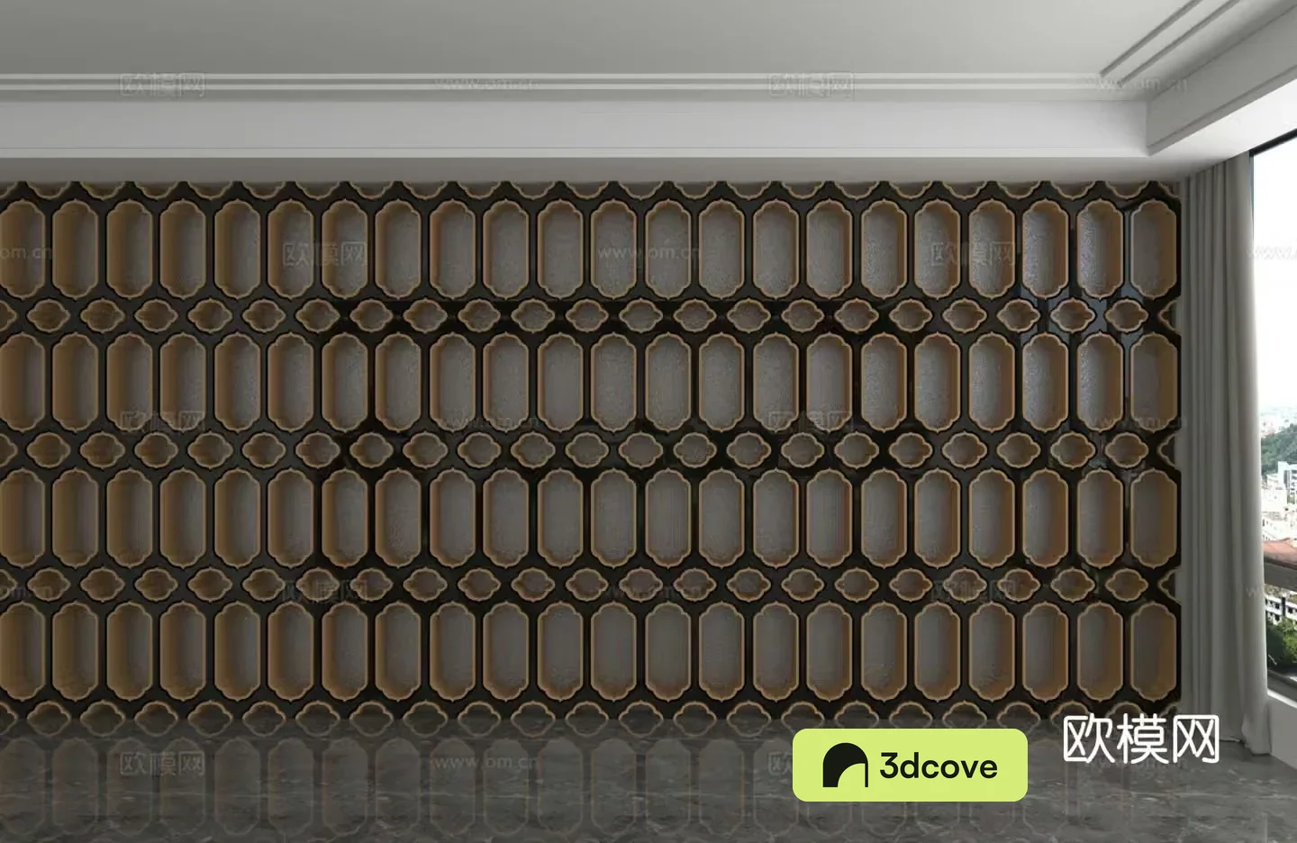 Modern background wall