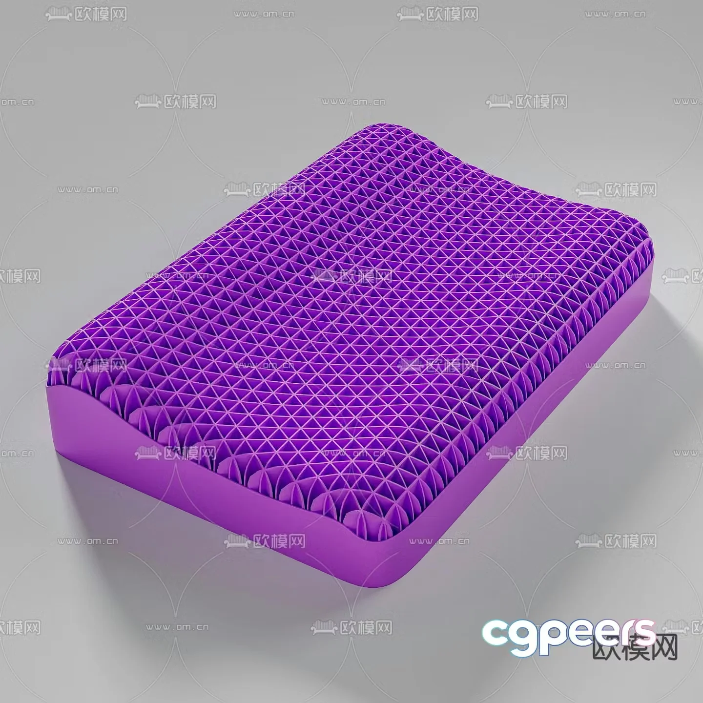 latex pillow 3d model