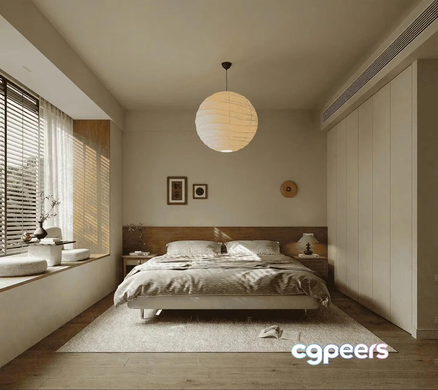 Cozy Bedroom 3D Model – 14204 – CORONA Render