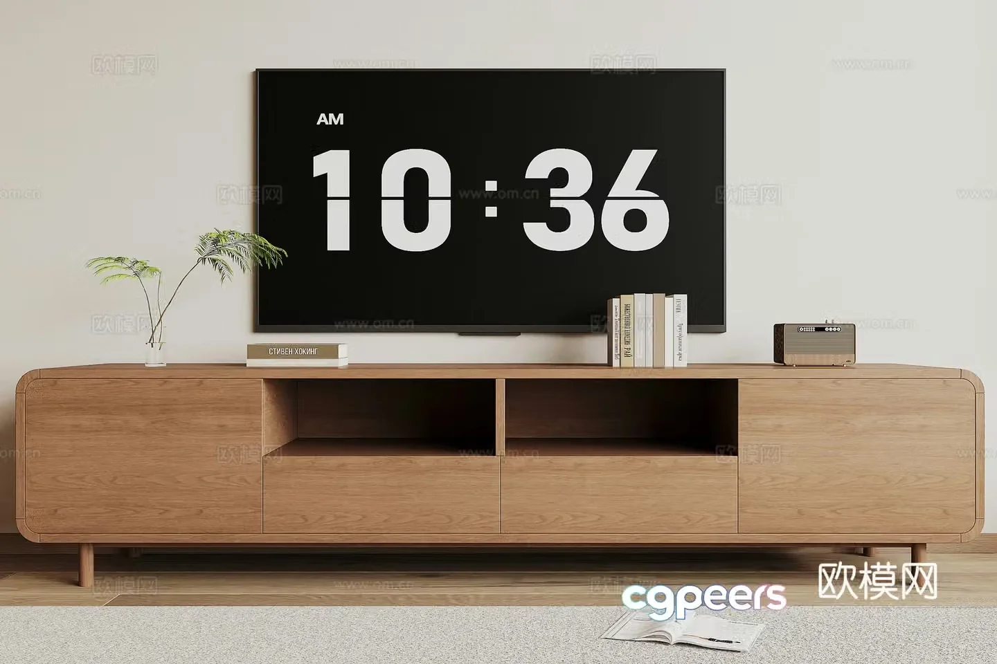 Modern TV cabinet 3d model