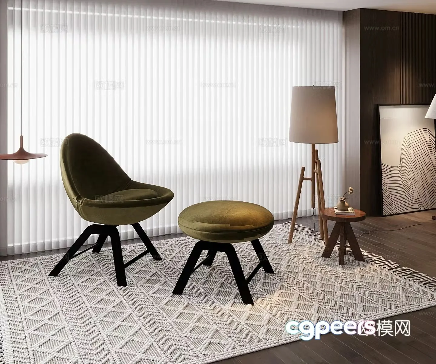Leisure chair 3d model