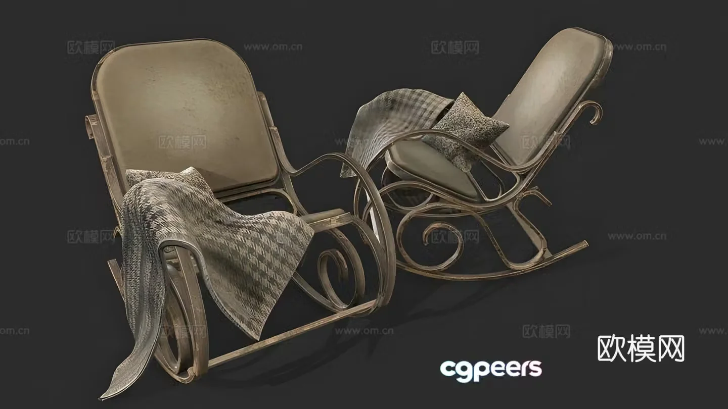 Old chair 3d model