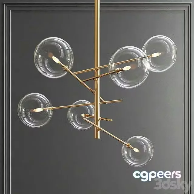 3ds Max Free – Bolle Hanging Lamp Gallotti & Radice