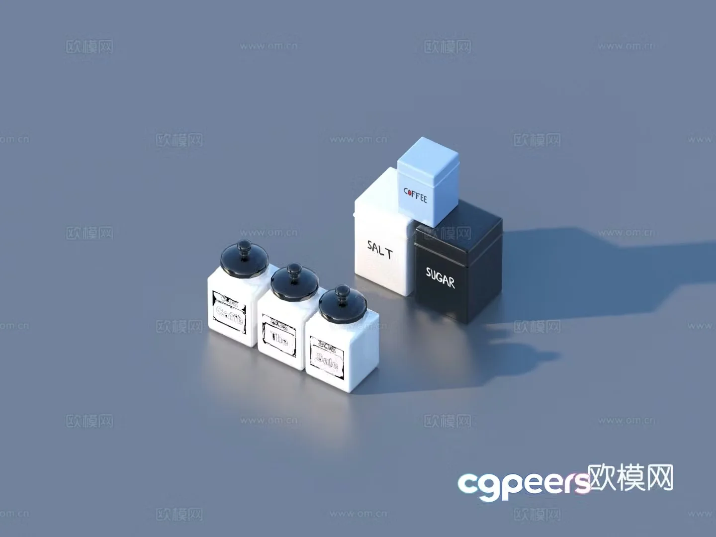 Iron box box storage box 3d model