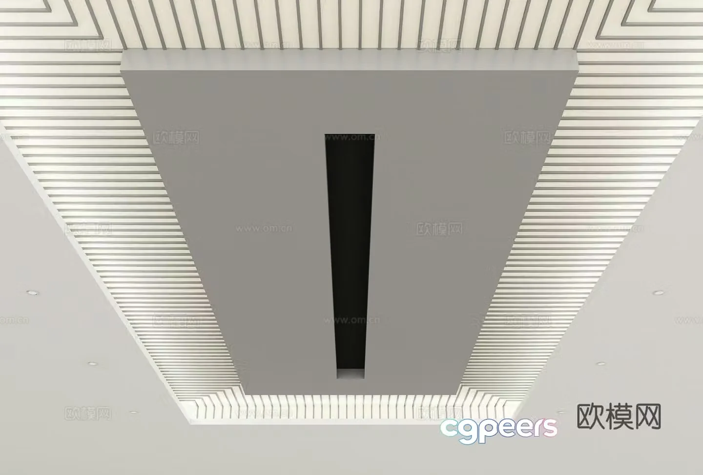 Modern ceiling 3d model