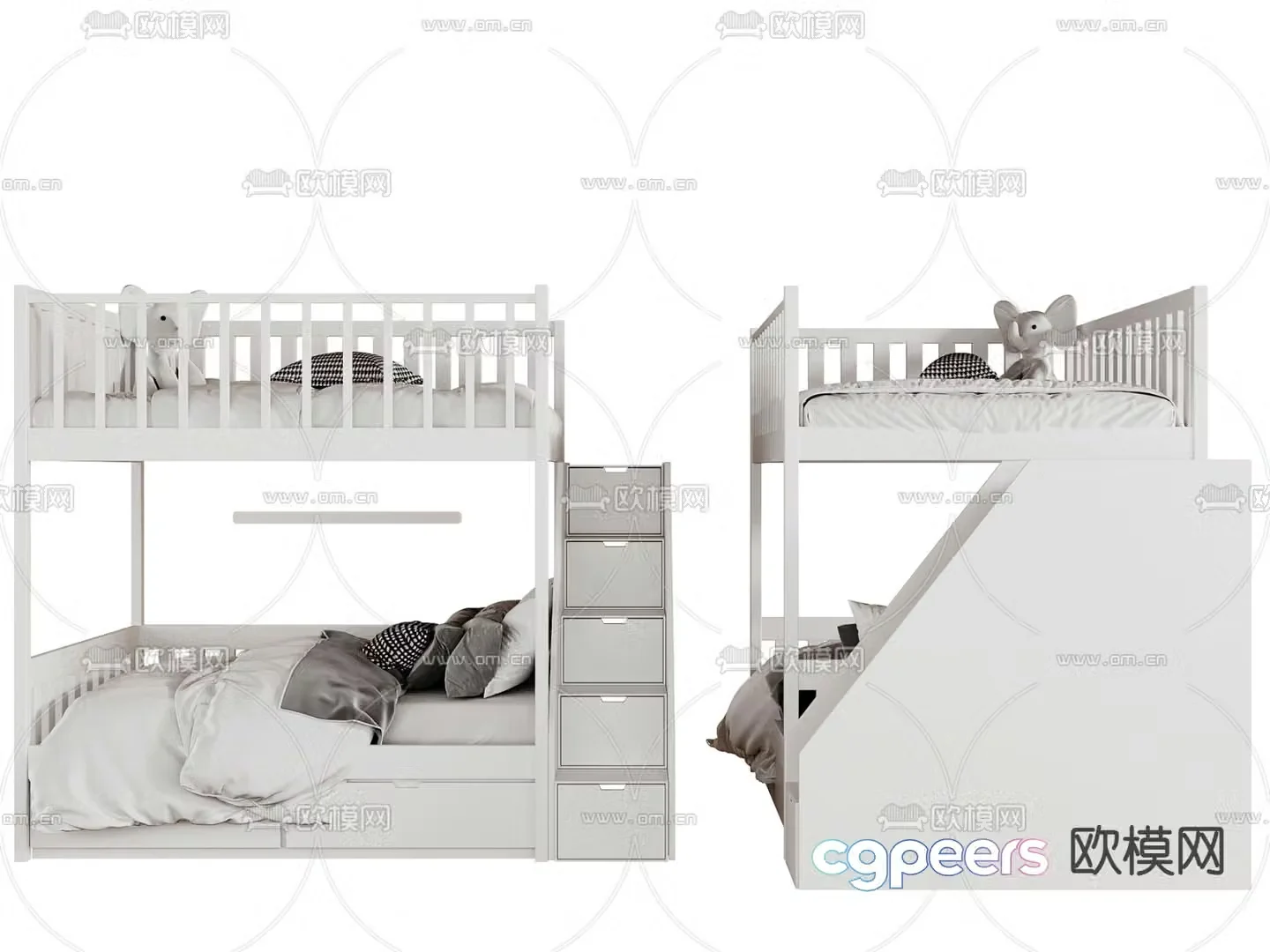 bunk bed bunk bed bunk bed 3d model