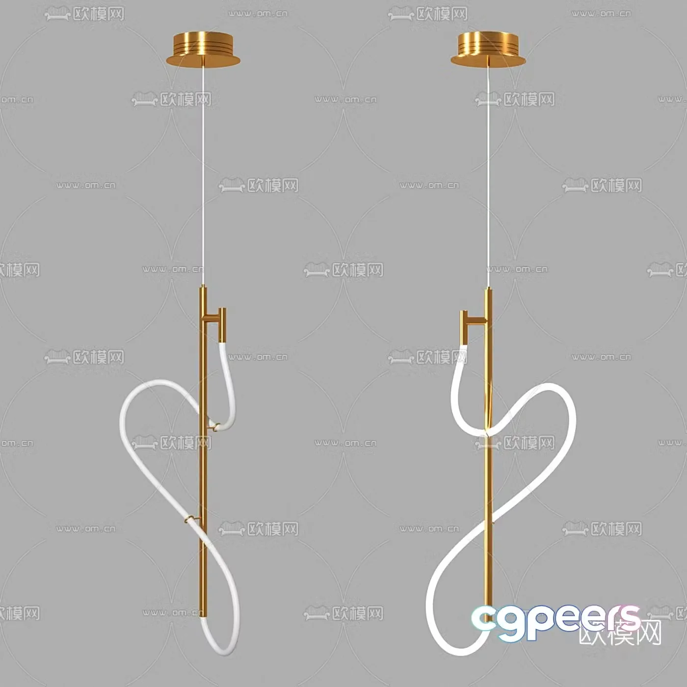 FLOS modern chandelier 3d model
