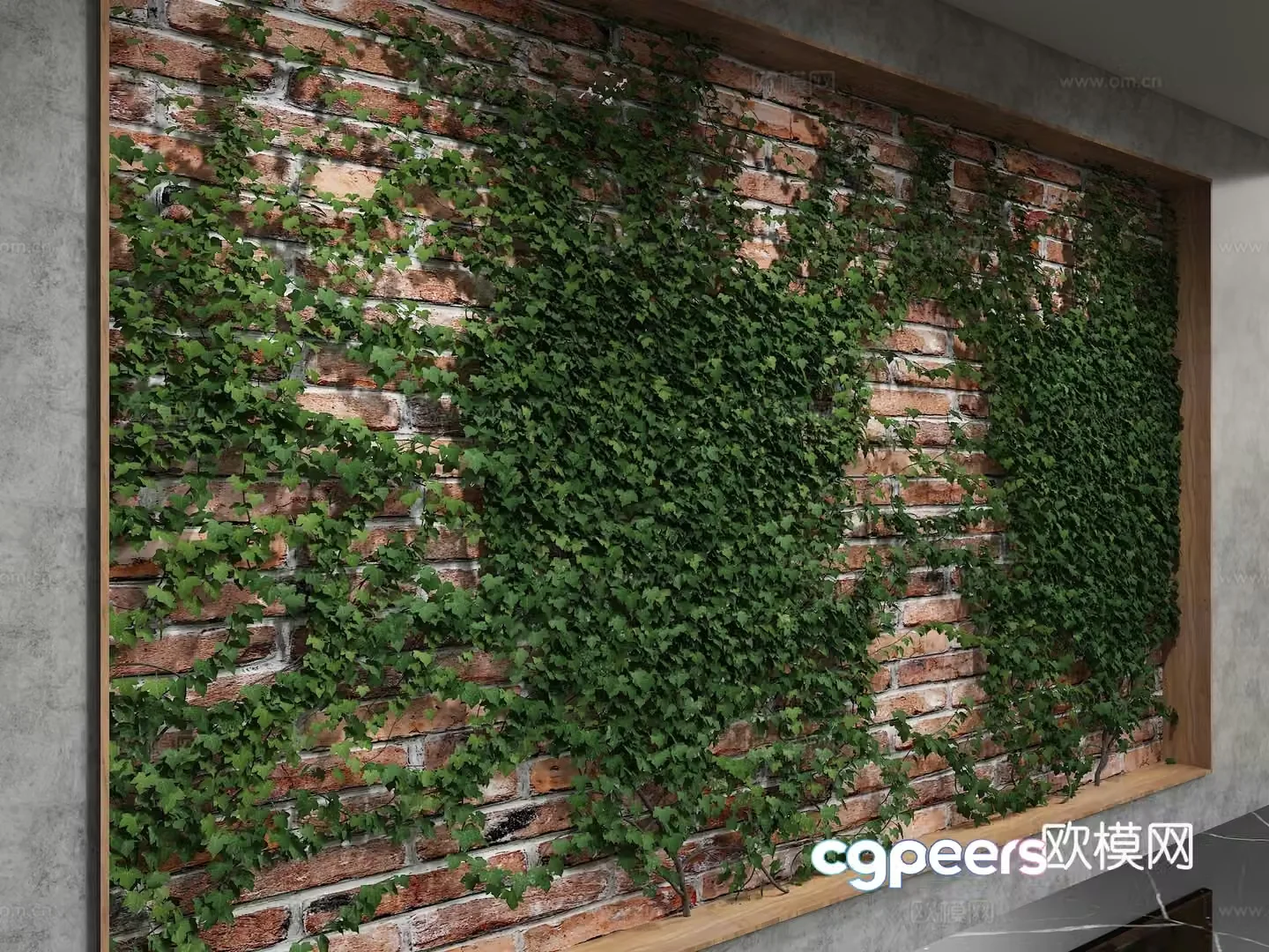 Modern background wall 3d model