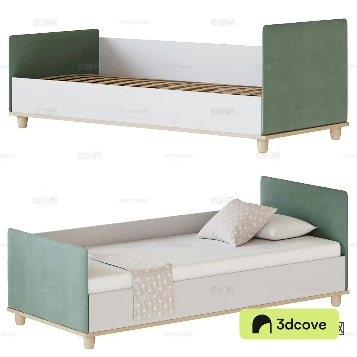 Modern single bed