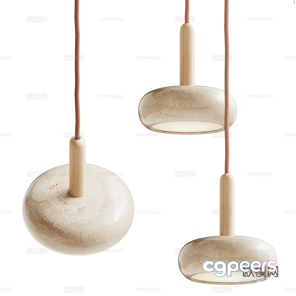 Modern chandeliers stone chandeliers bedside chandeliers small chandeliers bar chandeliers restaurant chandeliers 3D model